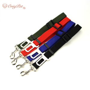 3 Adjustable Universal Pet Safety Belt Fashion Style Durable Nylon Car Seat Leash for Dog Cat Safety Belt Pet Leashes